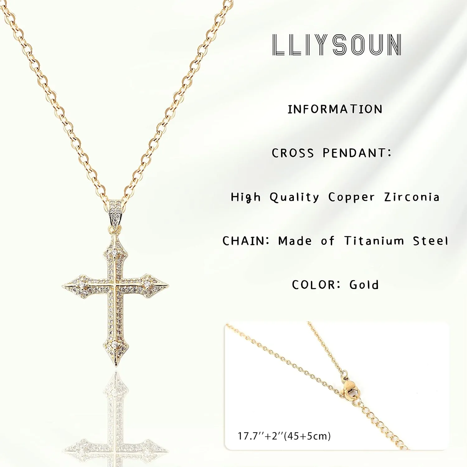 Cross Pendant Necklace for Women Jewelry Gold Cross Necklaces for Women Cross Necklace Minimalist Trendy Jewelry Valentines Day