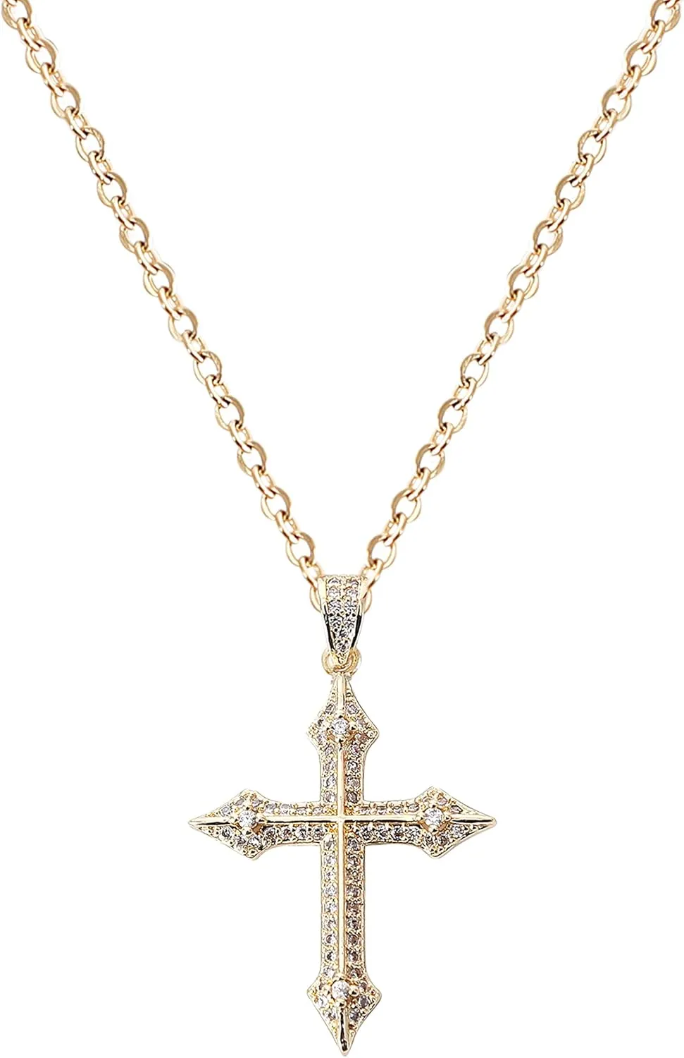 Cross Pendant Necklace for Women Jewelry Gold Cross Necklaces for Women Cross Necklace Minimalist Trendy Jewelry Valentines Day