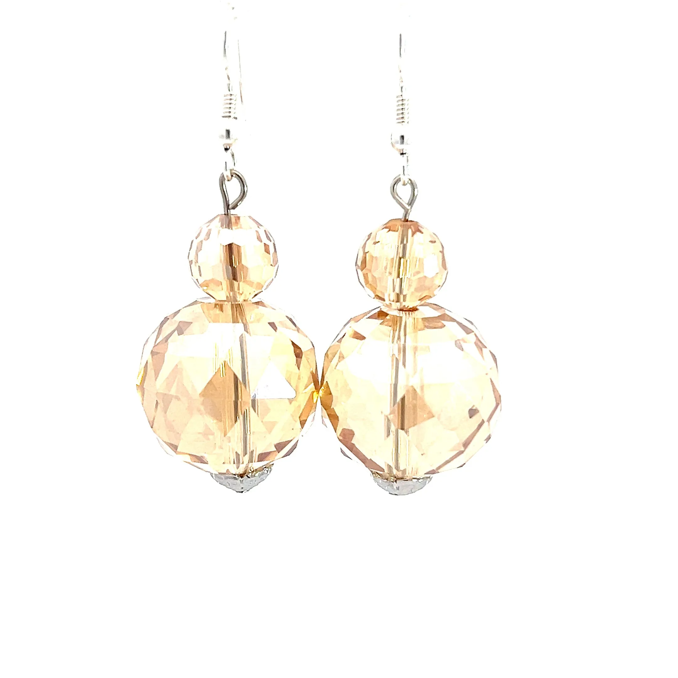 Crystal Sphere Earrings