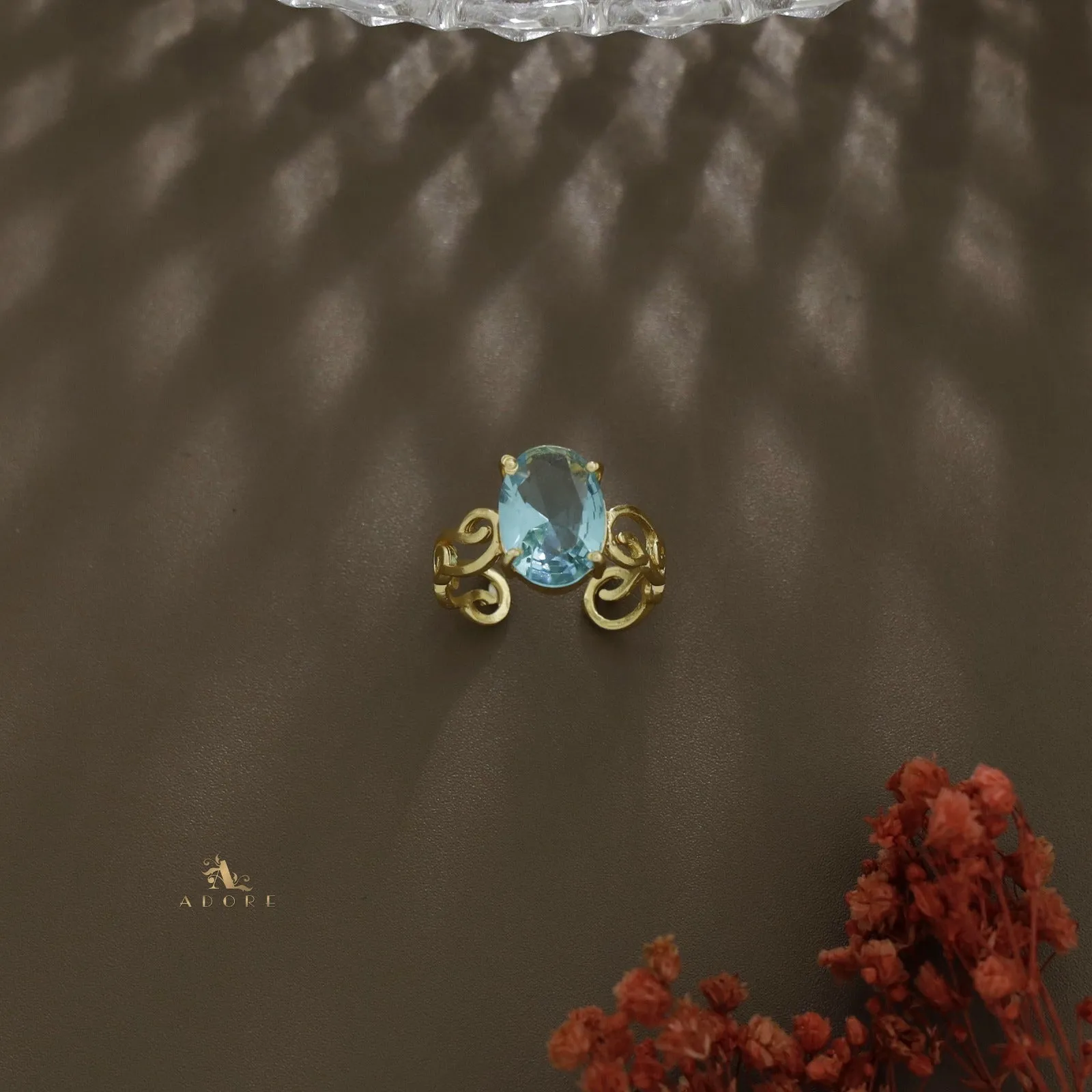 Curly Adjustable Rings (Colour Options)