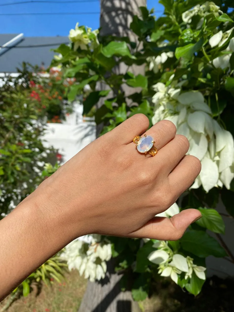 Curly Adjustable Rings (Colour Options)