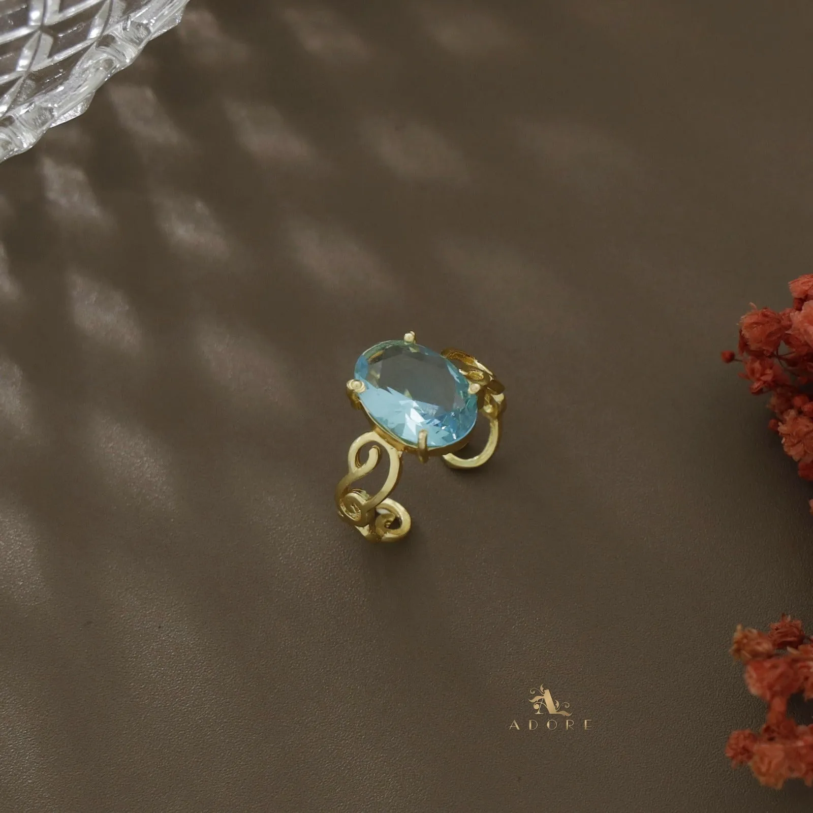 Curly Adjustable Rings (Colour Options)