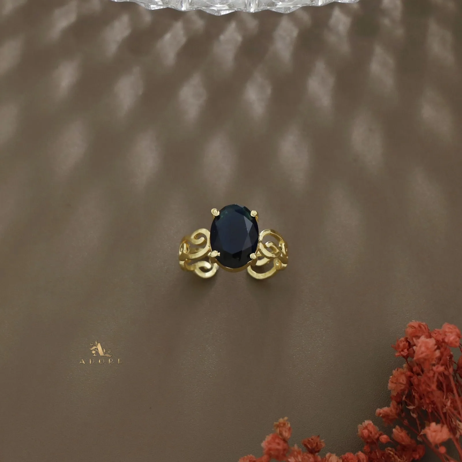 Curly Adjustable Rings (Colour Options)