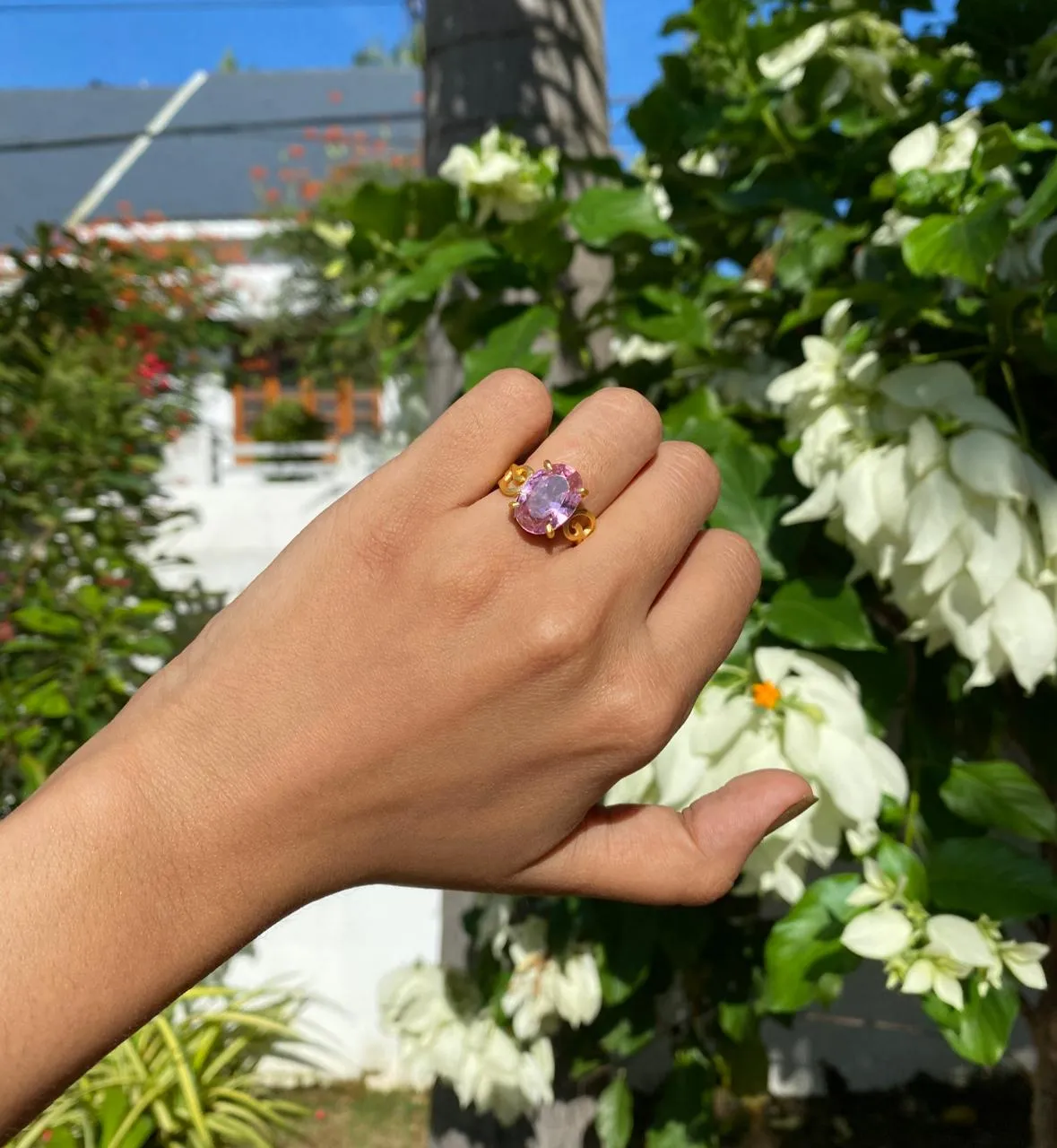 Curly Adjustable Rings (Colour Options)