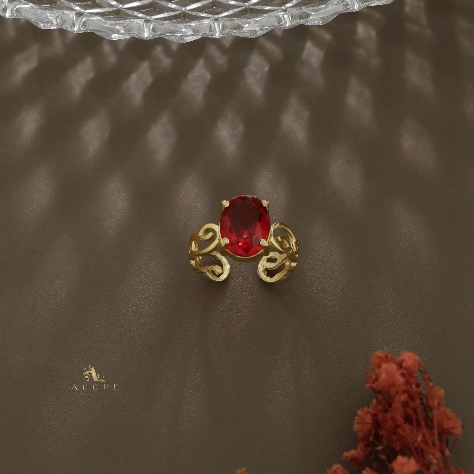 Curly Adjustable Rings (Colour Options)