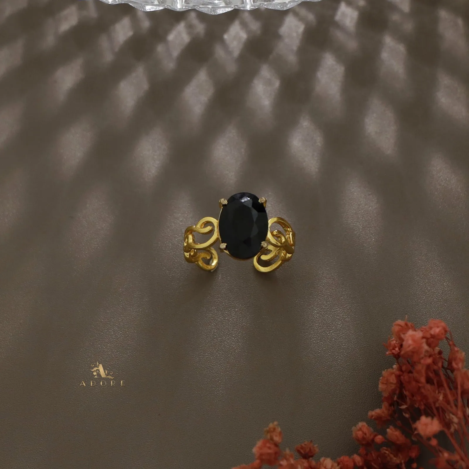 Curly Adjustable Rings (Colour Options)