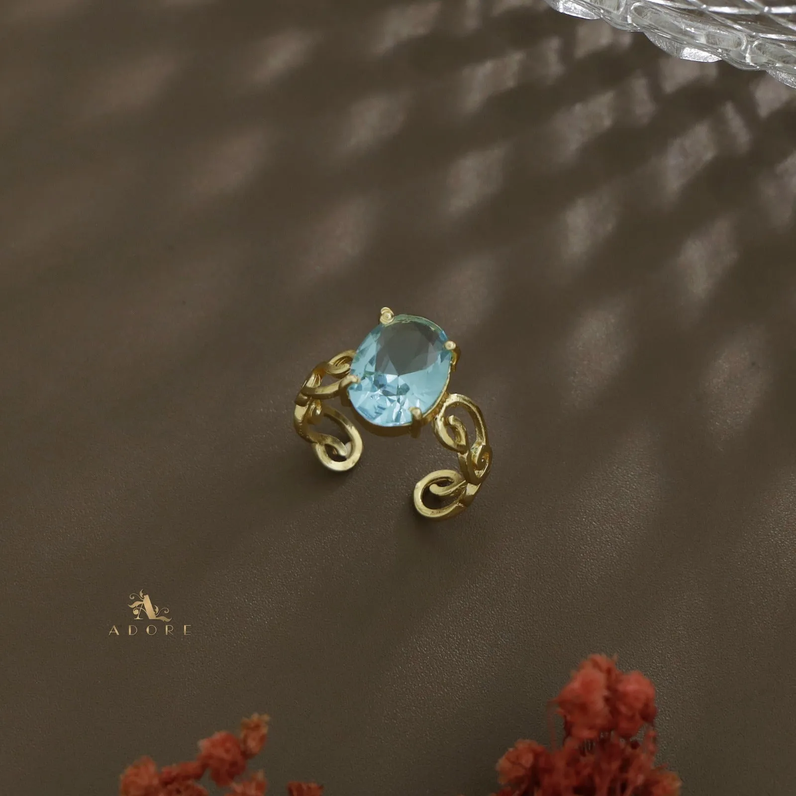 Curly Adjustable Rings (Colour Options)