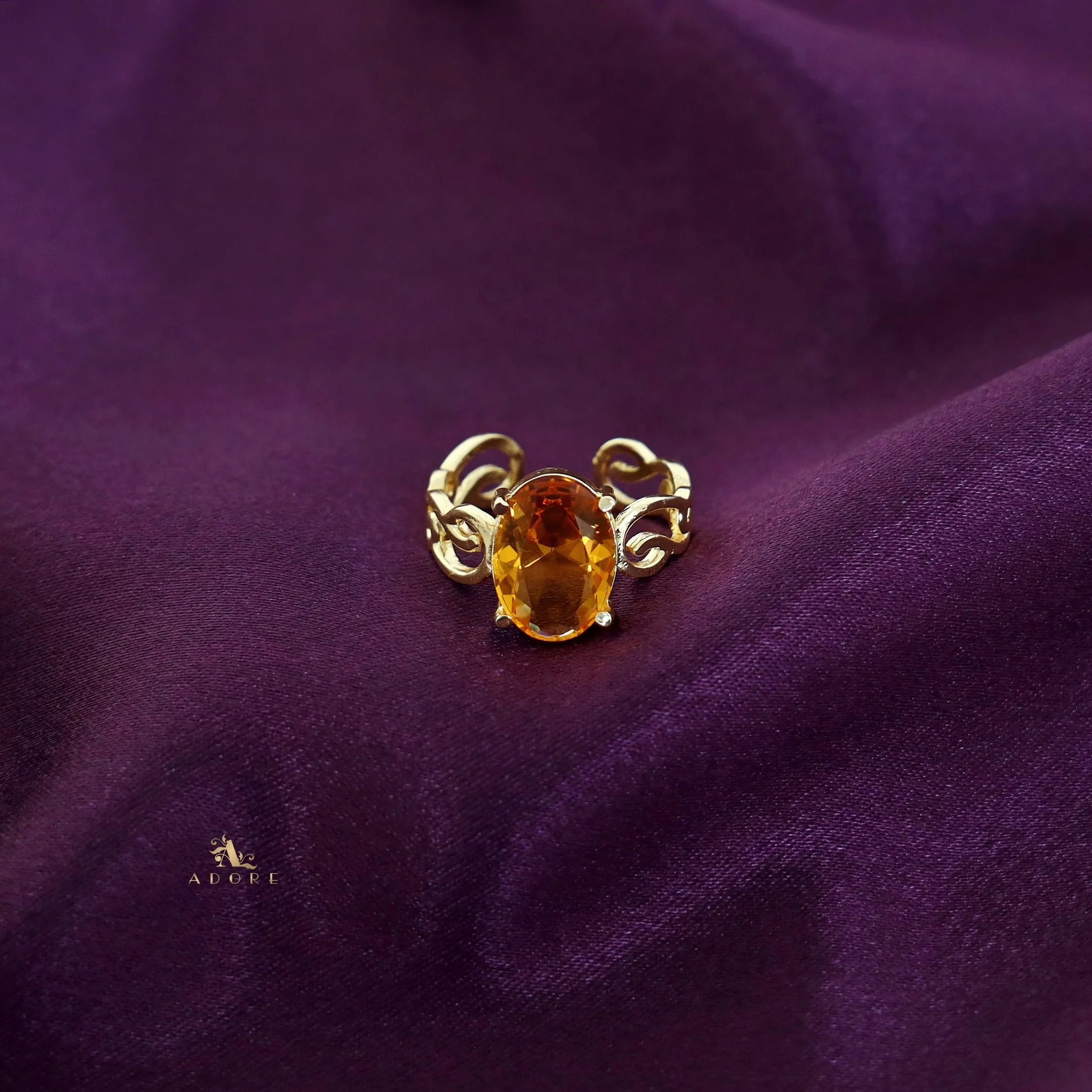 Curly Adjustable Rings (Colour Options)