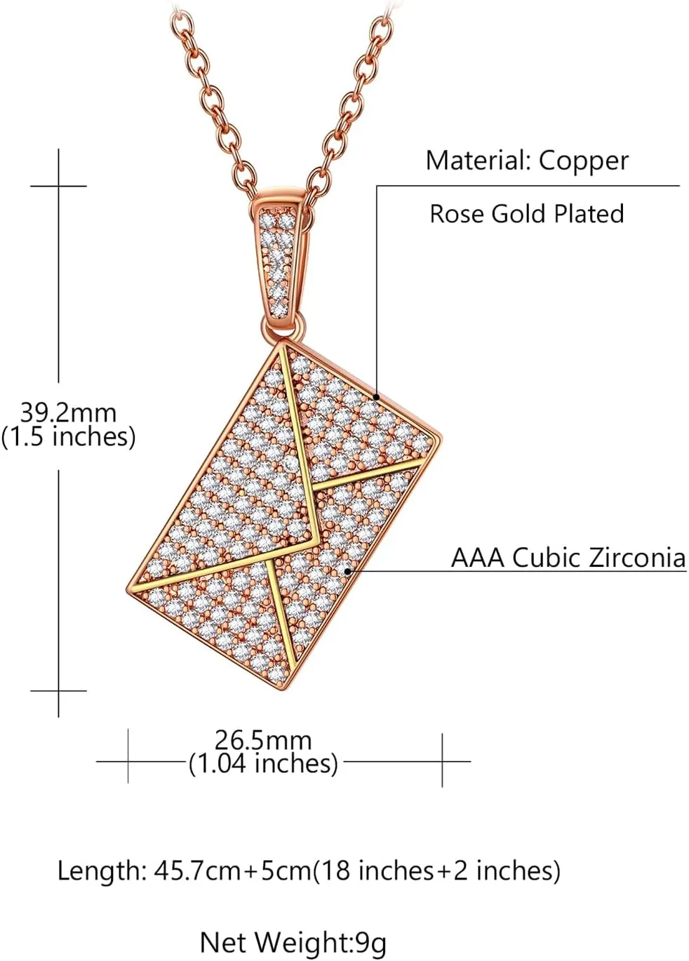 Custom4U Personalized Envelope Necklace with Picture Message Custom Love Letter Locket Necklace for Women Silver/Gold/Rose Gold/Black Birthday Mothers Day Photo Jewelry Gifts for Mom Wife (Gift Box)