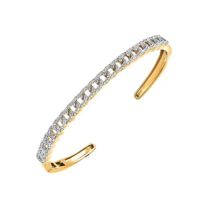 CZ Chain Link Cuff