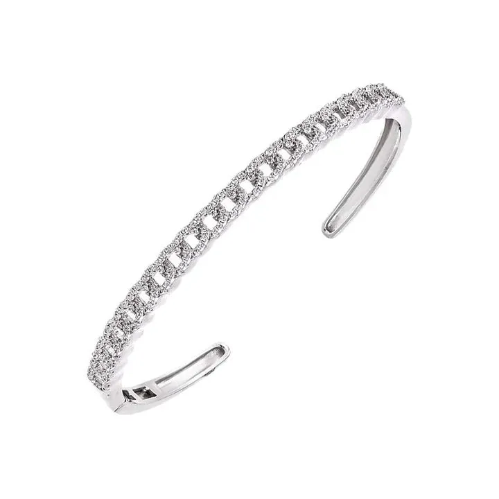 CZ Chain Link Cuff