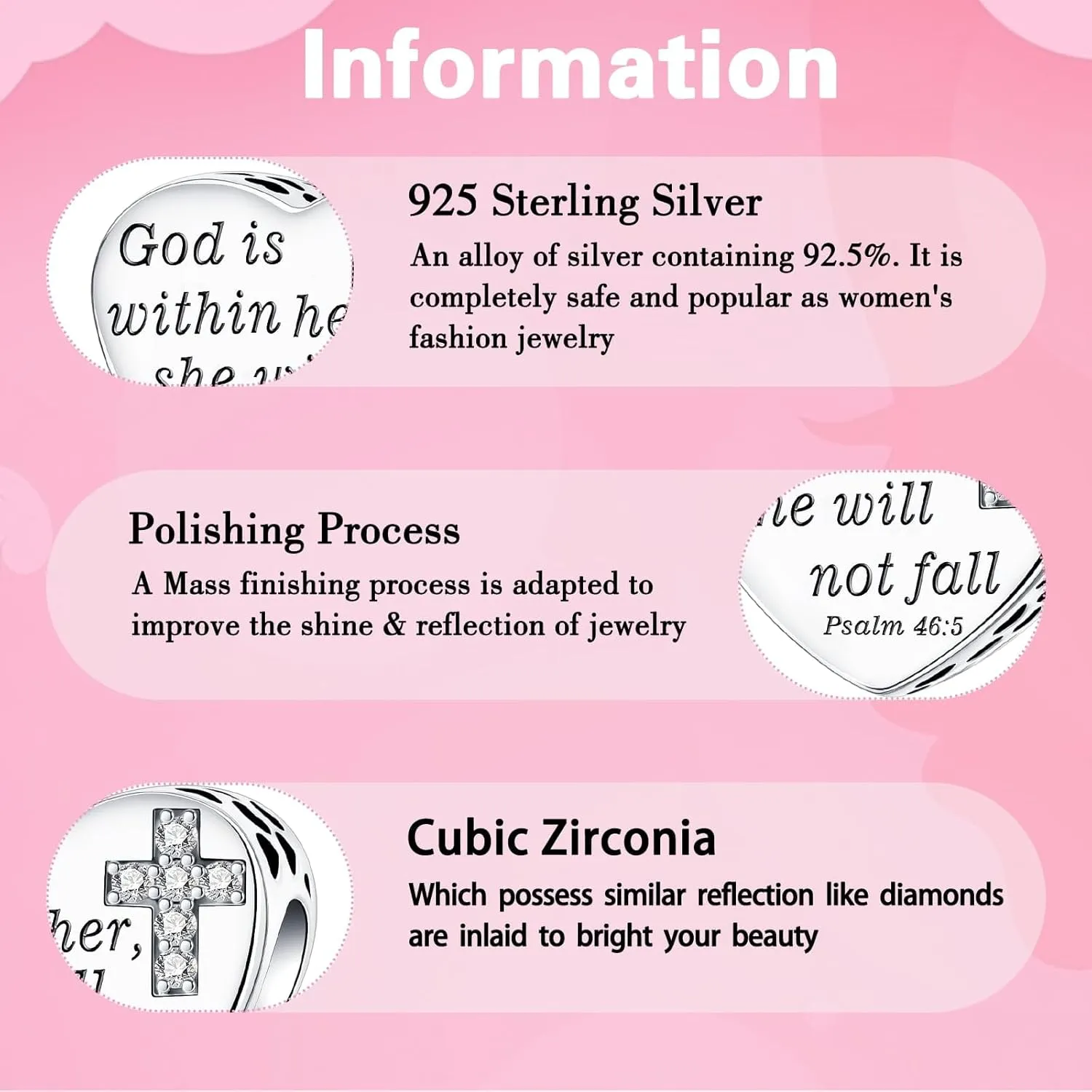 Dangle Charm 925 Sterling Silver Charms fits Bracelets and Necklace Pendant Bead Charms Jewelry Present for Women