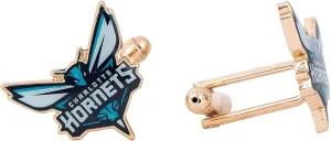 Desert Cactus Charlotte Hornets Cufflinks Team NBA National Basketball Association Logo Formal Wear (Cufflinks)