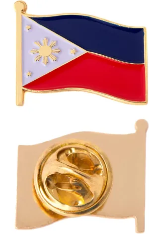Desert Cactus Philippines Lapel Pin Country Enamel Made of Metal Souvenir Hat Men Women Patriotic (Waving Flag Lapel Pin)