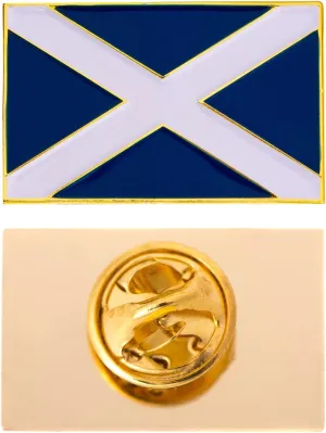 Desert Cactus Scotland Flag Lapel Pin Country Enamel Made of Metal Souvenir Hat Men Women Patriotic (Rectangle Pin)