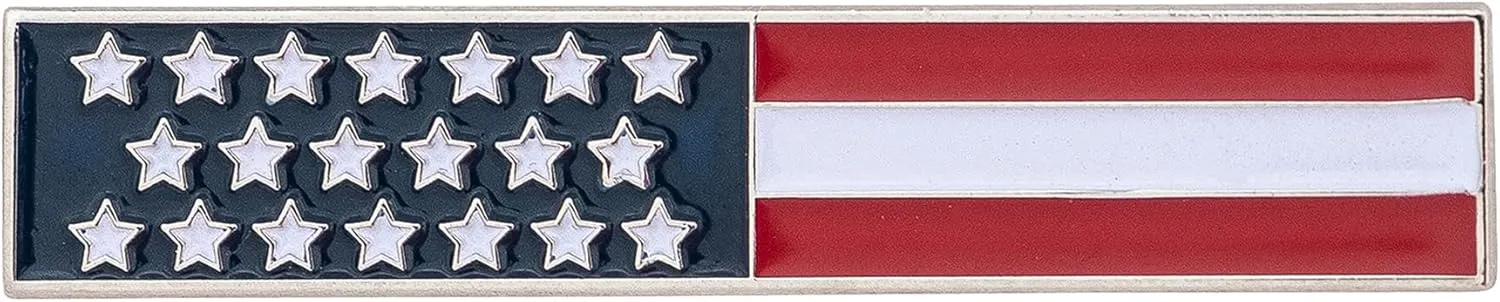 Desert Cactus United States of America Lapel Pins USA Country Flag Enamel Made of Metal Souvenir Hat Men Women Patriotic American (Bar Flag Pin)