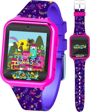 Disney Encanto Kids Smartwatch  Interactive Touchscreen with Games, Camera, Calculator & Fitness Tracker  10 Watch Faces & Wallpapers  Adjustable Fit for Wrist Sizes 5.5"-8"