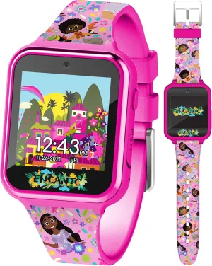 Disney Encanto Kids Smartwatch with Camera, Games, and Fitness Tracker  Interactive Touchscreen Watch with Changeable Faces, Alarm, Voice Recorder, and Step Counter  Fits Wrists 5.5" to 8"