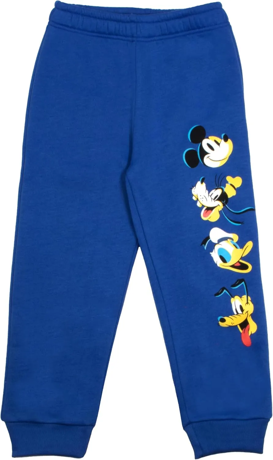 Disney Mickey Mouse Boys 3-Piece Set - Short Sleeve T-Shirt, Long Sleeve T-Shirt, and Sweatpants 3-Pack Bundle Set