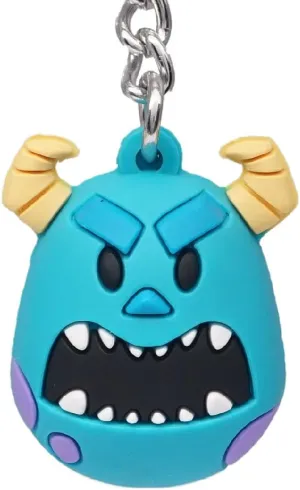 Disney Monsters Inc Sulley Emoji ICON Ball Keyring