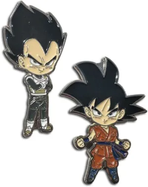 Dragon Ball Super - Goku & Vegeta Enamel Pins