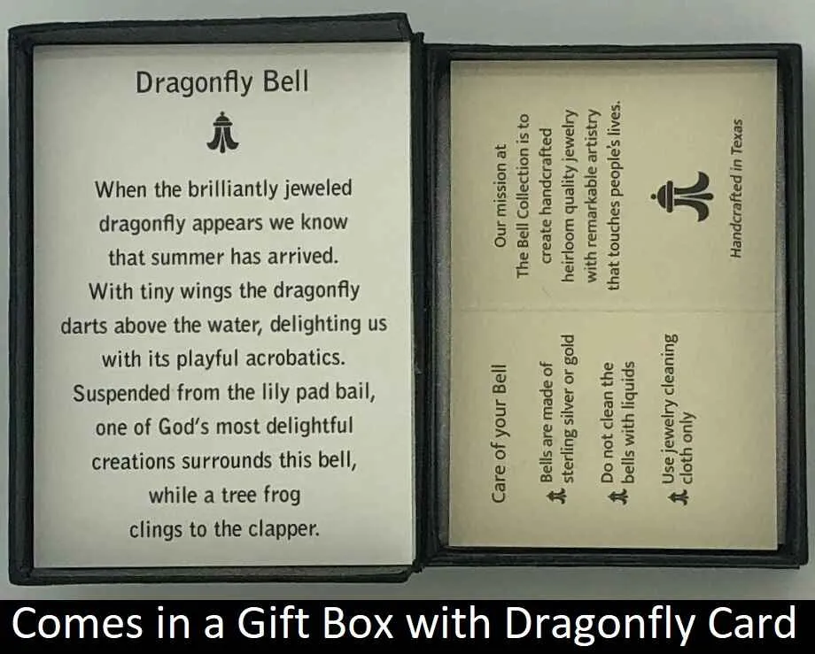 Dragonfly Bell Pendant