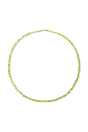 Dyed Tsavorite Beaded Necklace