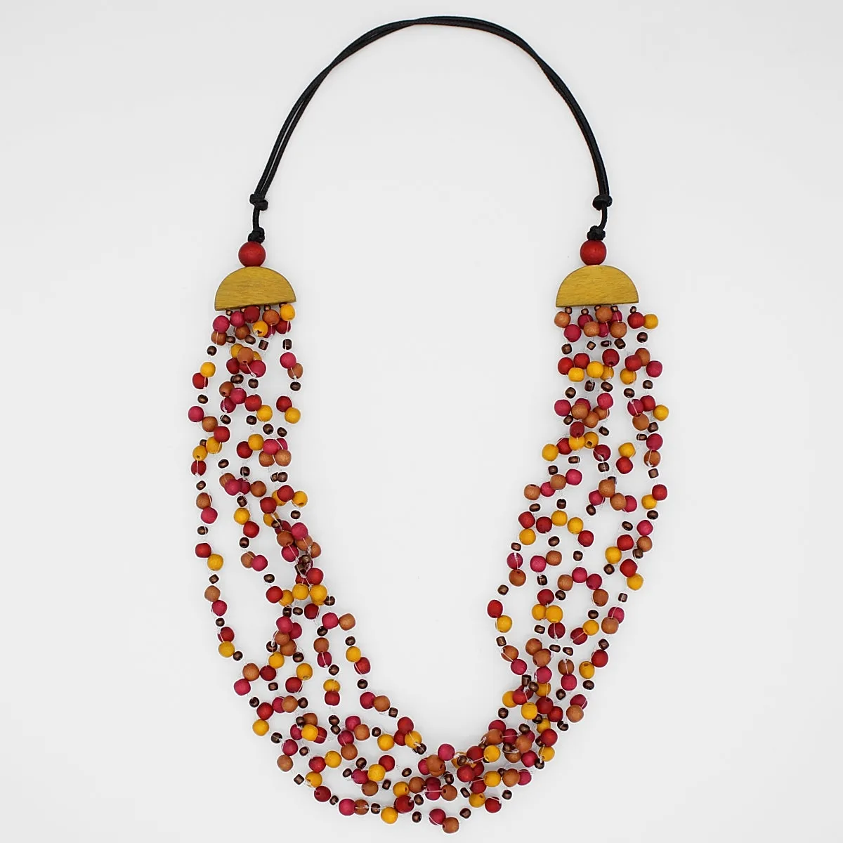 Eclipse Multi Color Statement Necklace