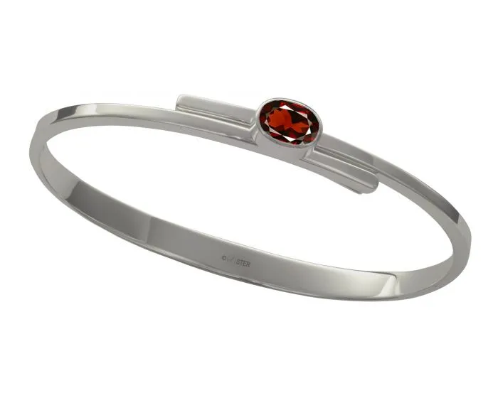 Ed Levin Sterling Silver Urban Swing Gemstone Bracelent