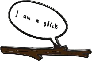 Enamel Pin, Tv Series Inspired, Fantasy Book Fans Collectible Lapel Pin, Funny Brown Branch Pin Gift Jewelry