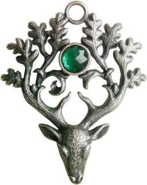 Enchanted Jewelry Greenwood's The Stag Lord for Protection and Defense Pendant Talisman Amulet