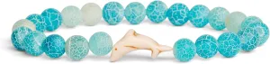 Fahlo Dolphin Tracking Bracelet, Elastic, supports FIU Marine Conservation, one size fits most for Men and Women