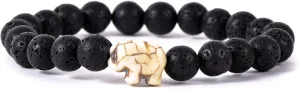 Fahlo Elephant Tracking Bracelet, Elastic, supports Save The Elephants, one size fits most for Men and Women