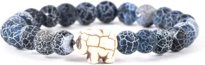 Fahlo Elephant Tracking Bracelet, Elastic, supports Save The Elephants, one size fits most for Men and Women