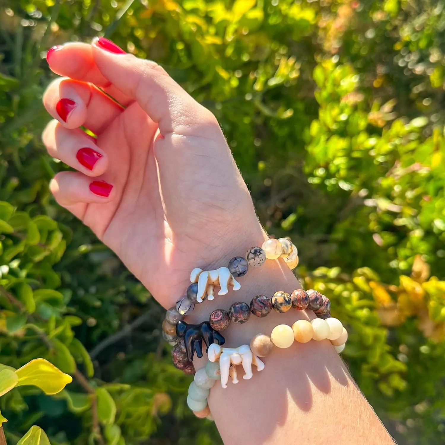Fahlo Gorilla Tracking Bracelet, Elastic, supports Dian Fossey Gorilla Fund, one size fits most for Men and Women