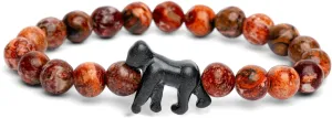 Fahlo Gorilla Tracking Bracelet, Elastic, supports Dian Fossey Gorilla Fund, one size fits most for Men and Women
