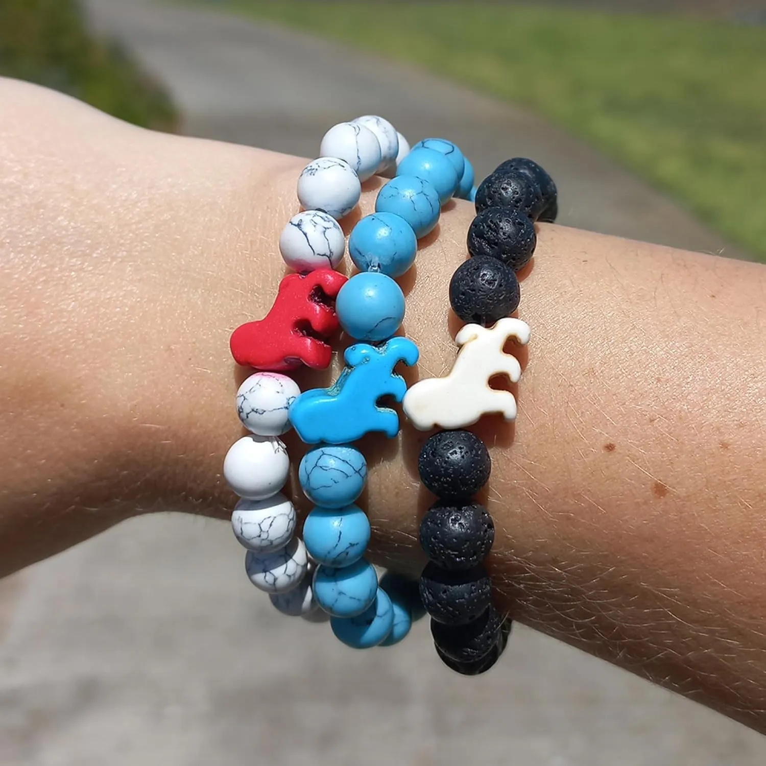 Fahlo Lion Tracking Bracelet, Elastic, supports EWASO Lions, one size fits most for Men and Women