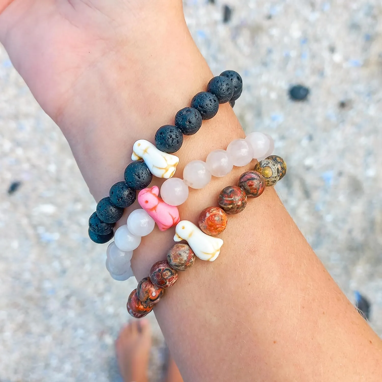 Fahlo Penguin Tracking Bracelet, Elastic, supports Global Penguin Society, one size fits most for Men and Women