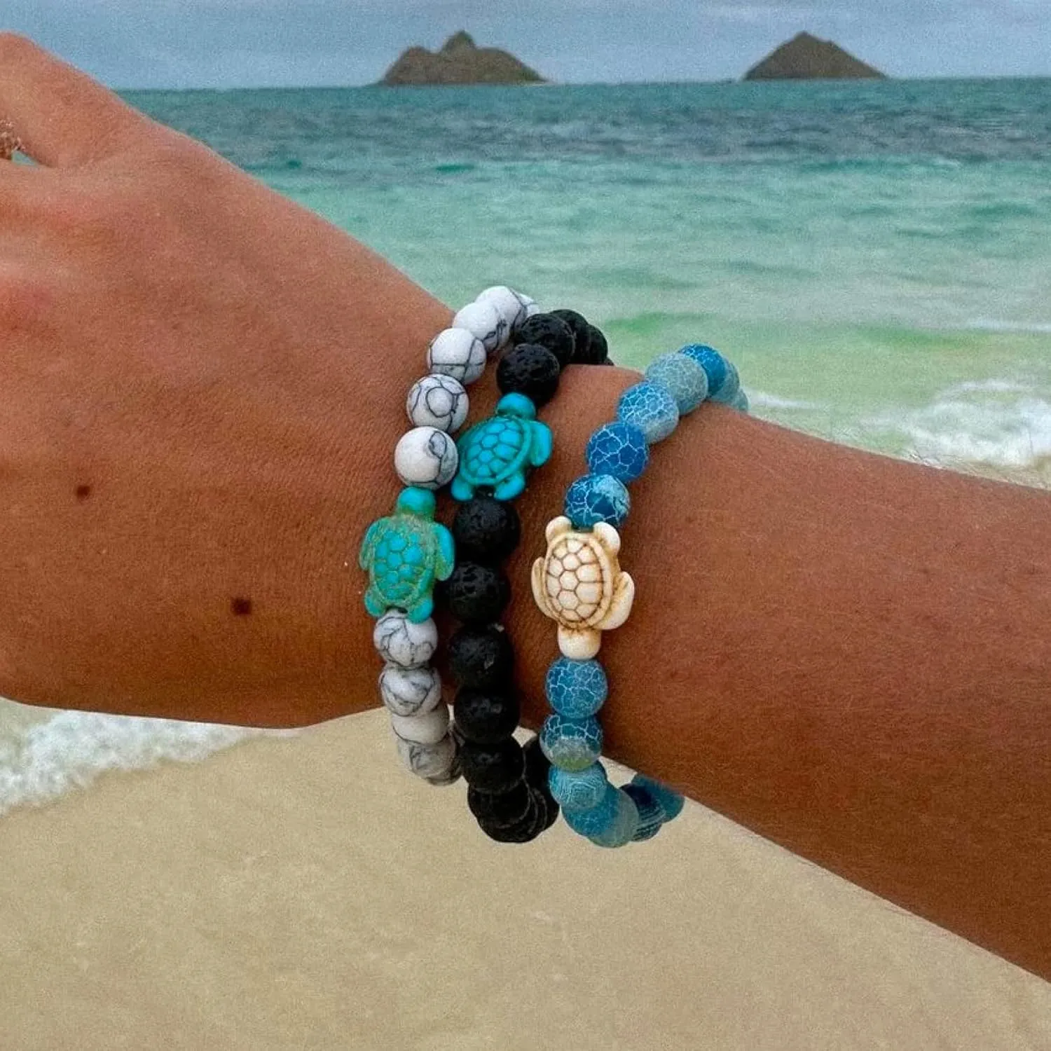Fahlo Sea Turtle Tracking Bracelet, Elastic, supports the Sea Turtle Conservancy, one size fits most for Men and Women