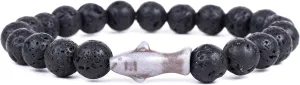 Fahlo Shark Tracking Bracelet, Elastic, supports Saving The Blue, one size fits most for Men and Women
