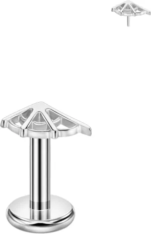 FANSING Spiderweb Nose Rings for Women Men Surgical Steel Cartilage Earring Stud Threadless Labret Studs for Helix Rook Conch Tragus Earlobe for Right Ear Piercings