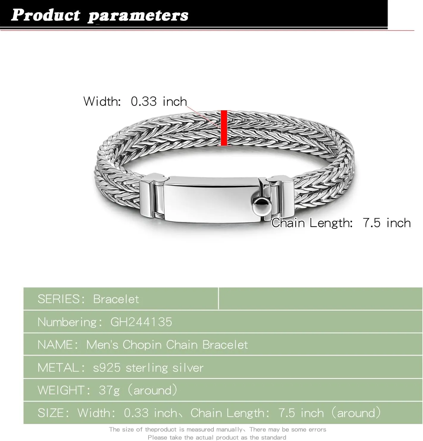 Fashion Men 925 Sterling Silver Byzantine Franco Chain Bracelet 10MM 7 "7.5" 8 "8.5" 9 "9.5 "10" Chopin Chain Link Bangle Solid Silver Man Cuff Fine Jewelry Gift