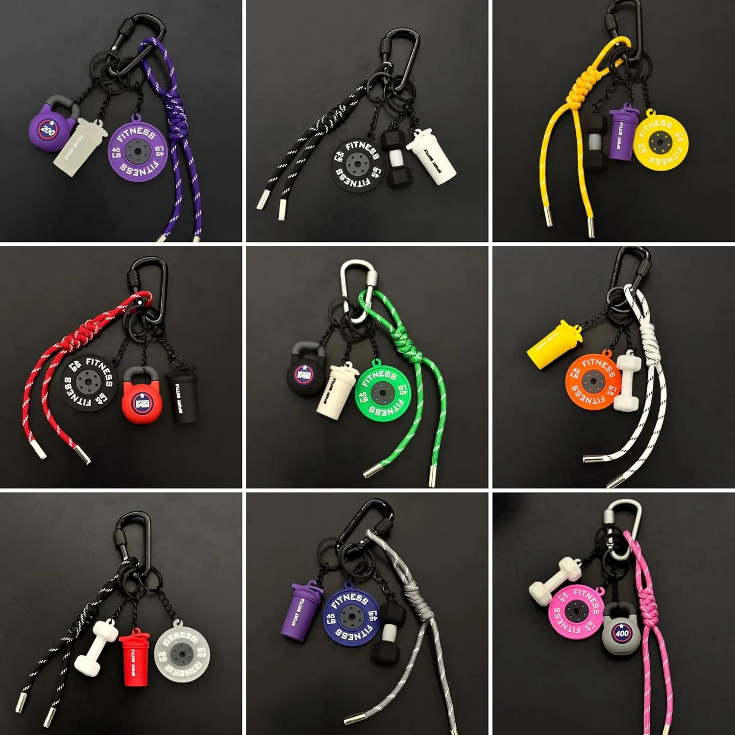 Fitness Keychain for Gym Lovers - Premium Gift for Fitness Enthusiasts