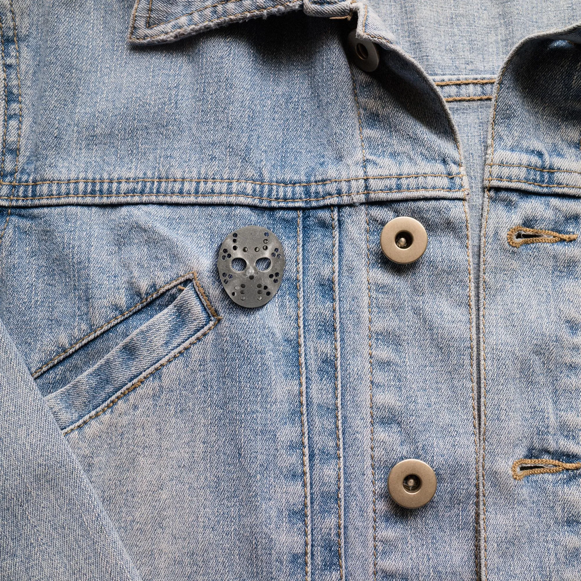 Friday the 13th Jason Voorhees Hockey Mask Pin