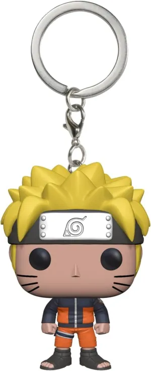 Funko Pop Naruto Uzumaki Keychain Novelty Keyring - Collectable Mini Figure - Stocking Filler - Gift Idea - Official Merchandise - Anime Fans - Backpack Decor