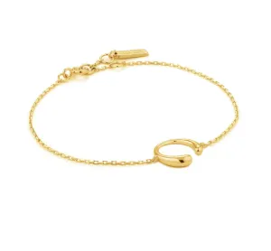 Gold Luxe Curve Bracelet