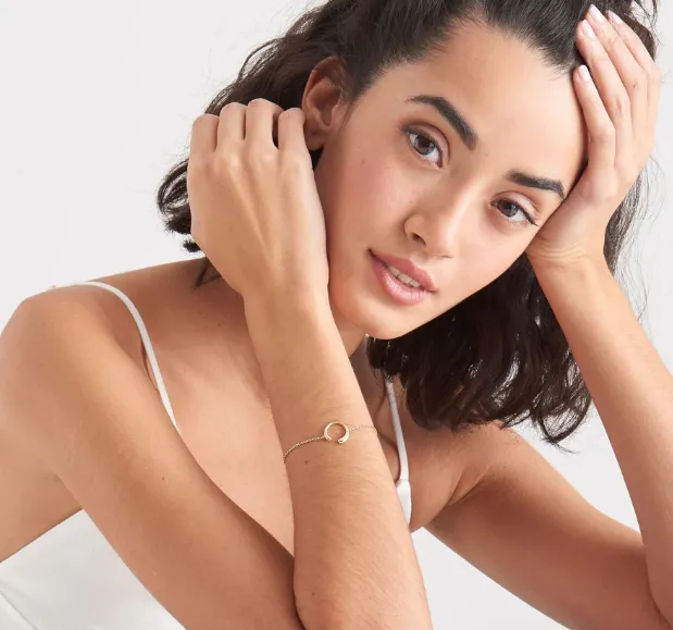 Gold Luxe Curve Bracelet