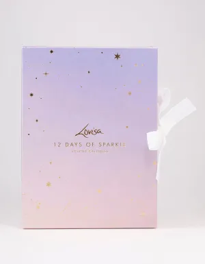 Gold Plated Celestial 12 Days of Christmas Charm Advent Calendar