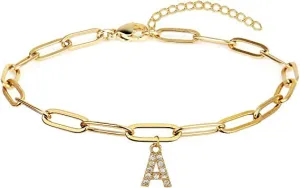 Golden Letter Bracelet
