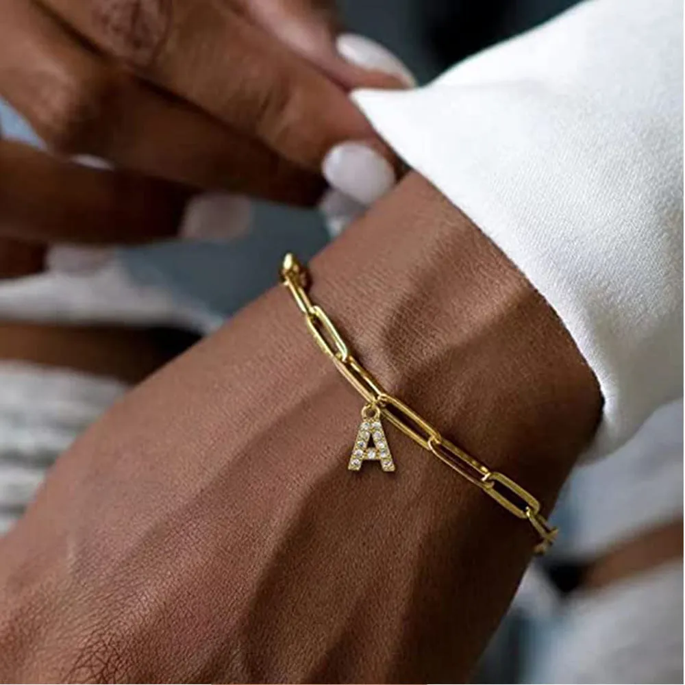 Golden Letter Bracelet
